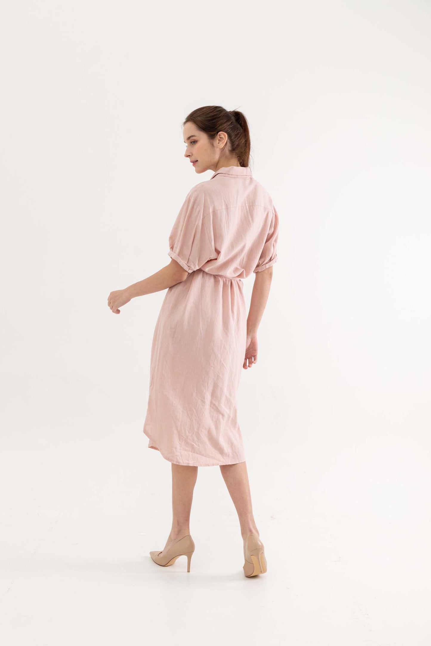 Billy Linen Shirt Dress