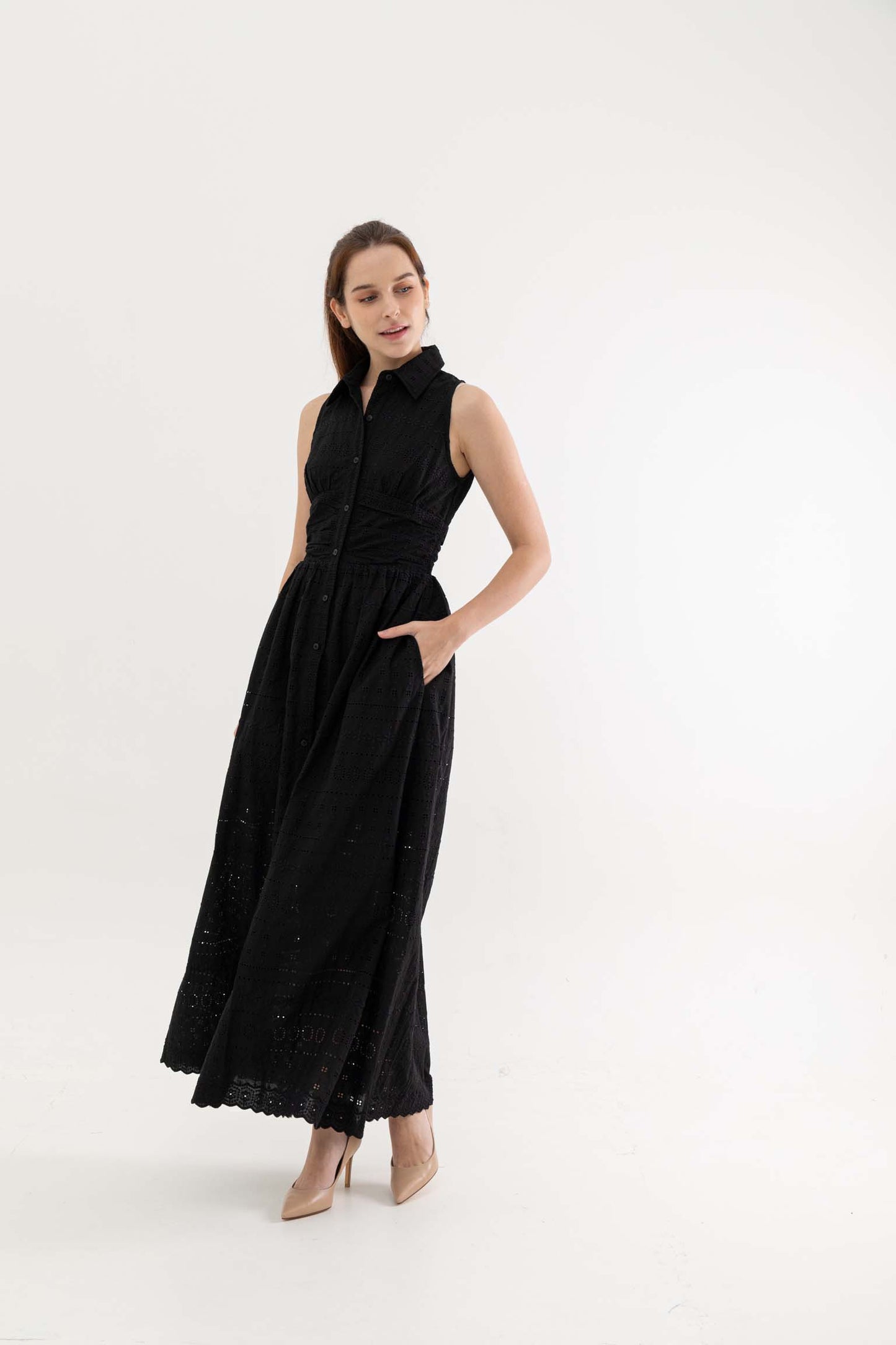 Min Lace Eyelet Dress