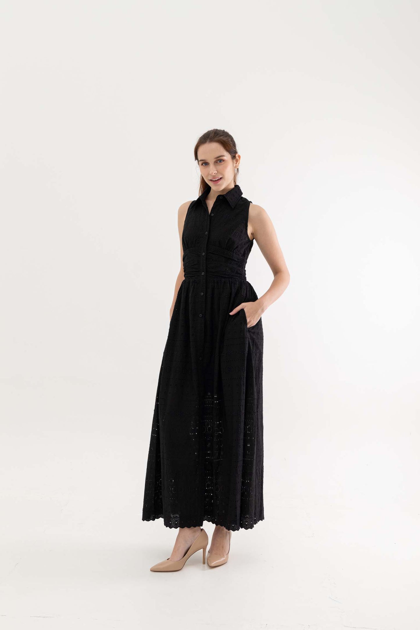 Min Lace Eyelet Dress