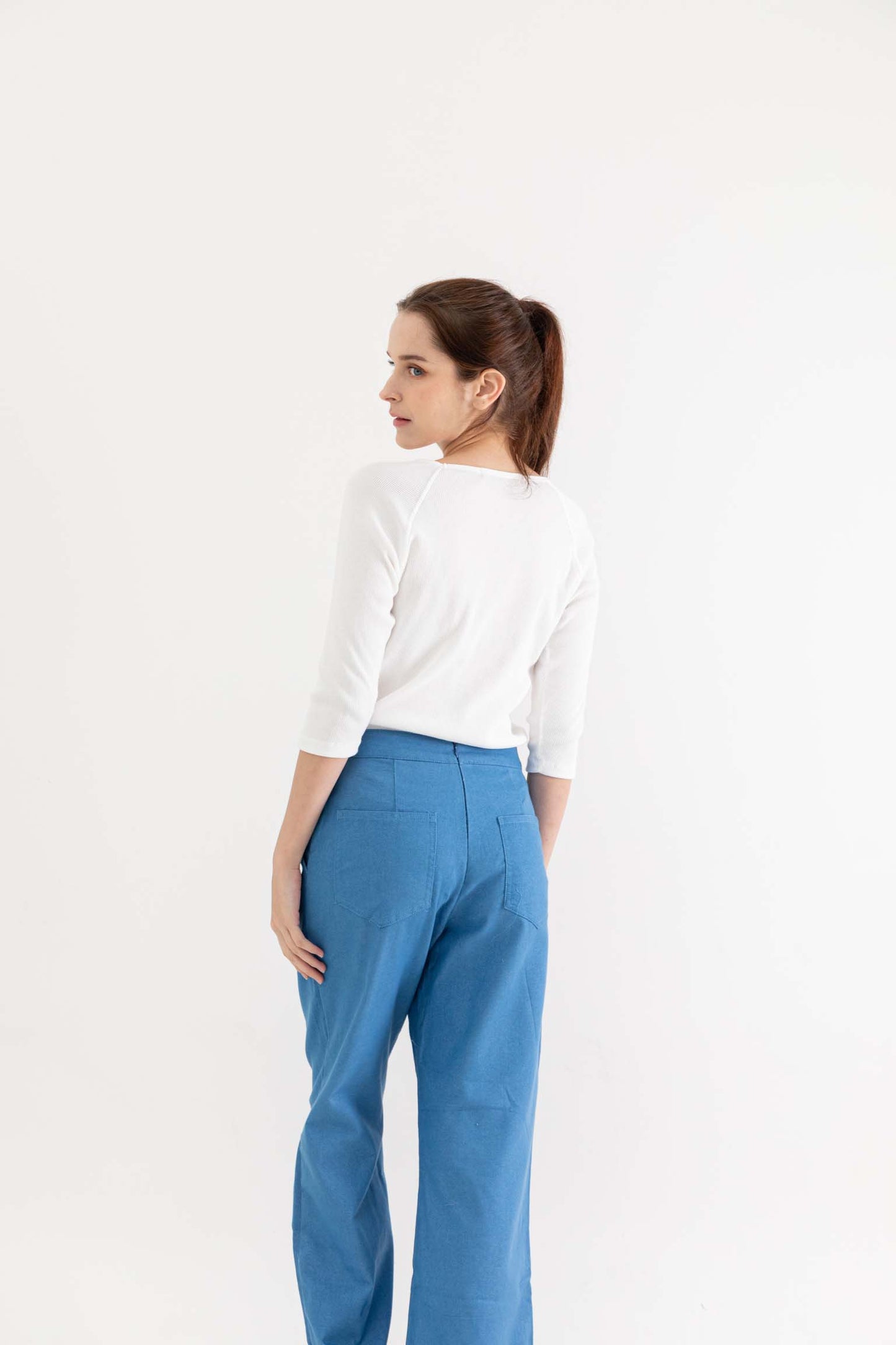 Zina Ribbed Cotton Tee