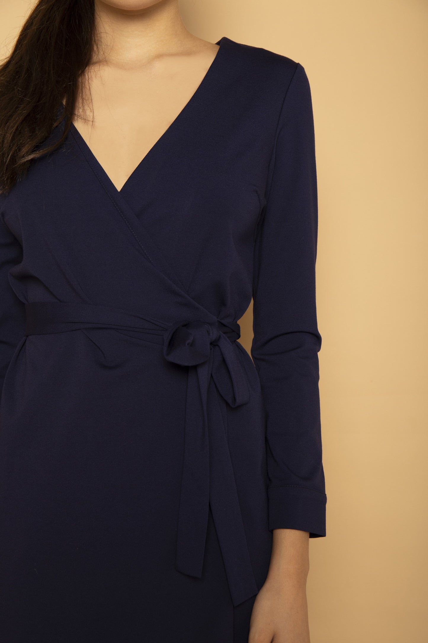 Alexa Wrap Knit Dress