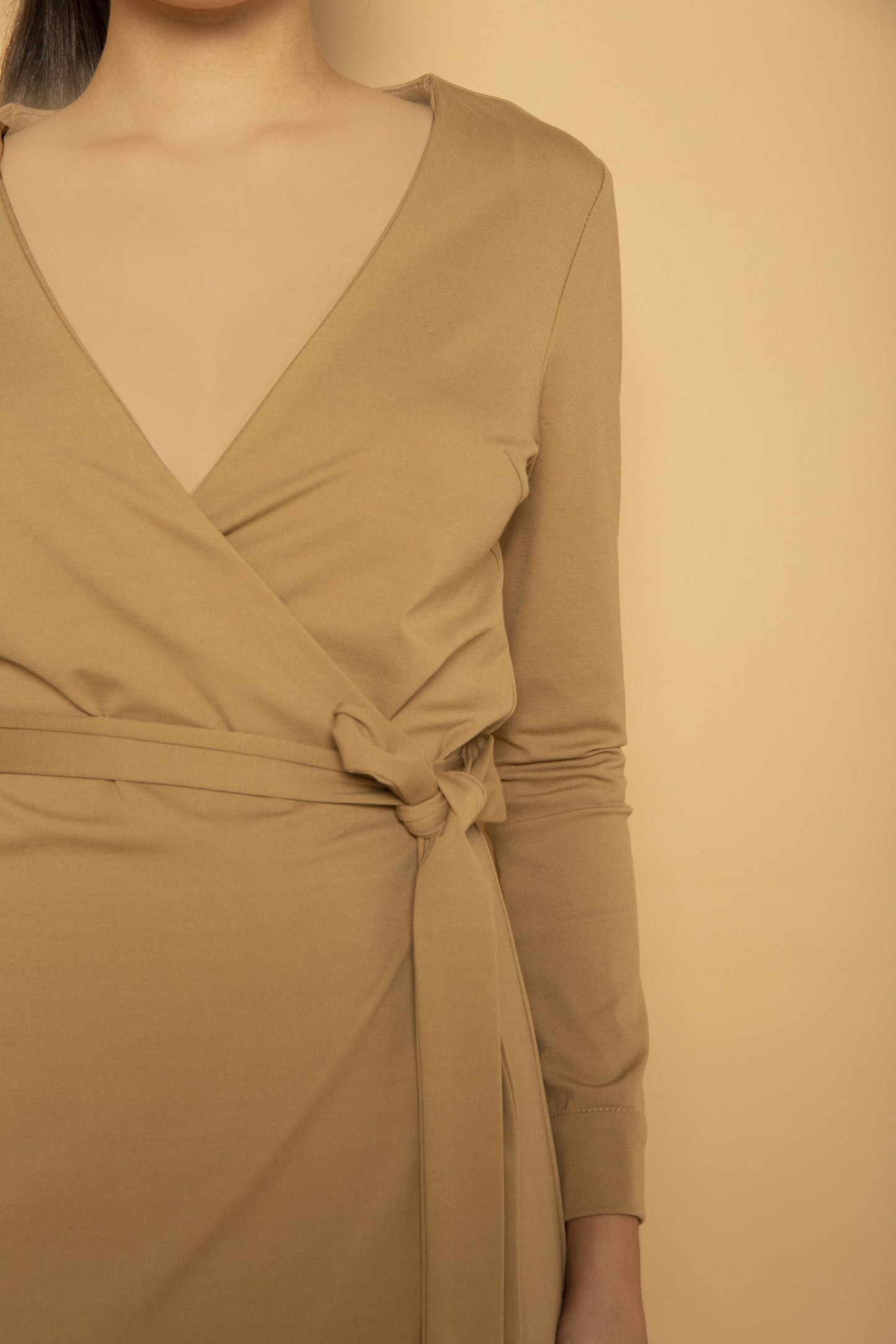 Alexa Wrap Knit Dress