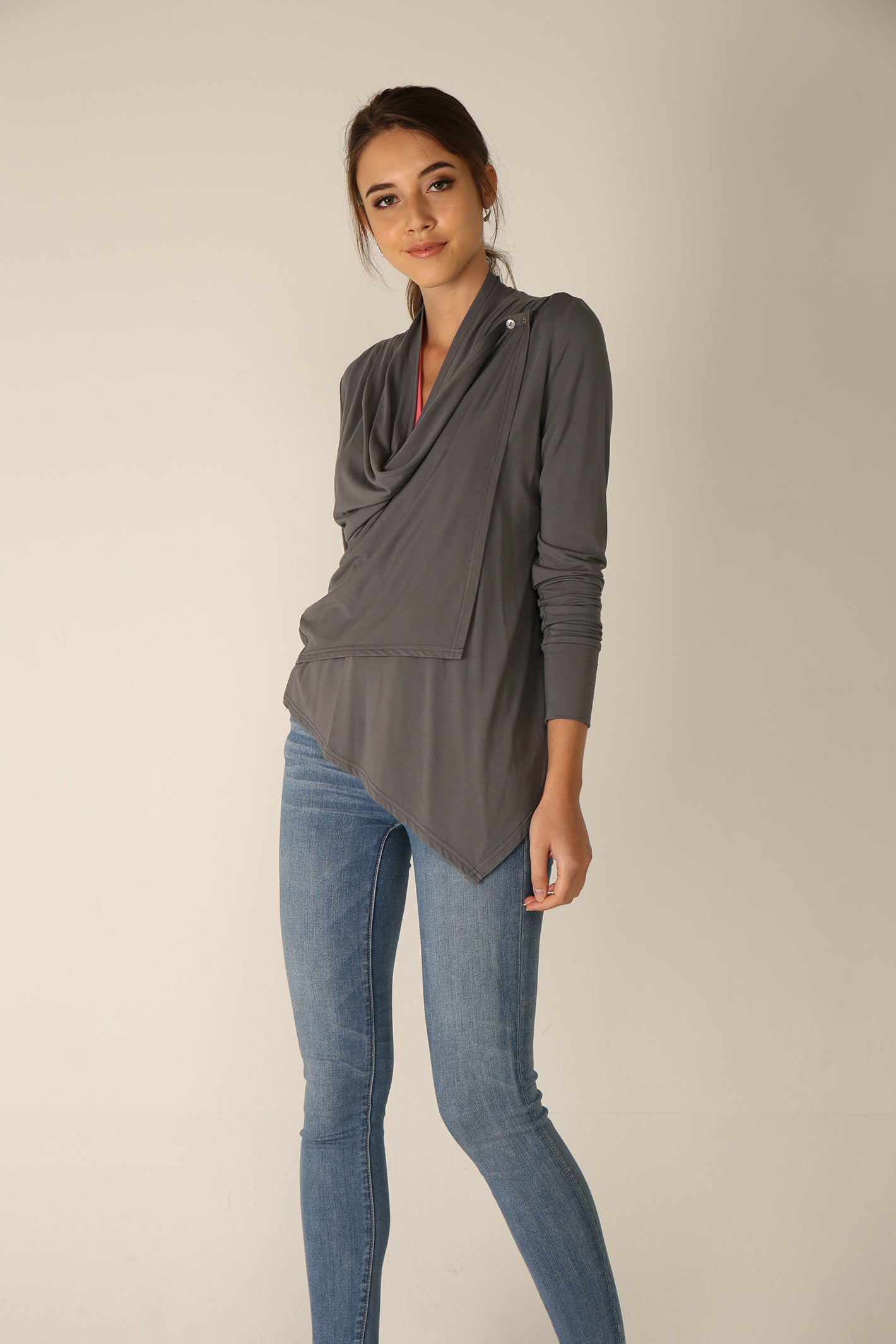 Margot Drape Cardigan