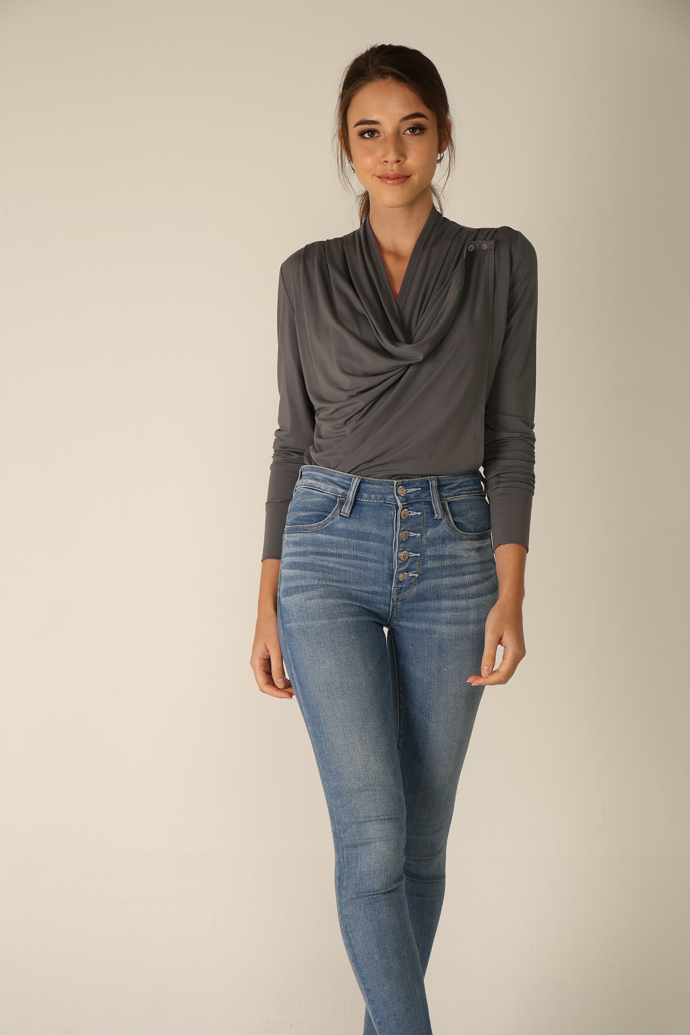 Margot Drape Cardigan