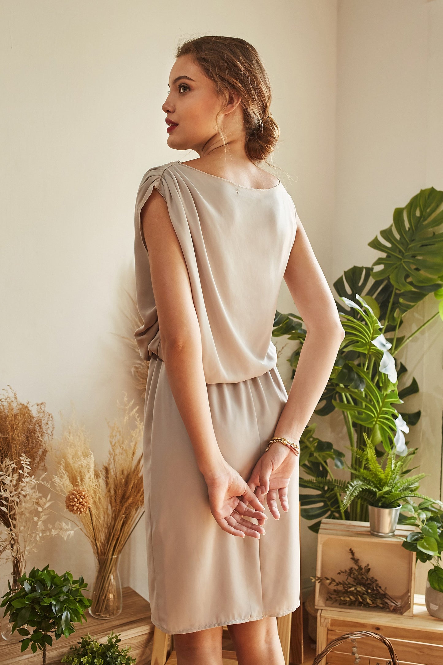 Marie Drape Dress