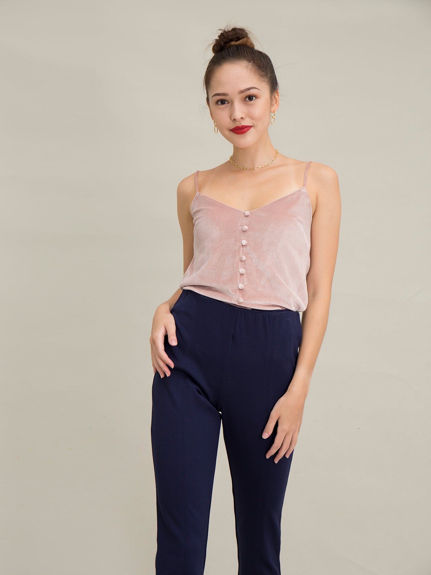 Rachel Velvet Camisole