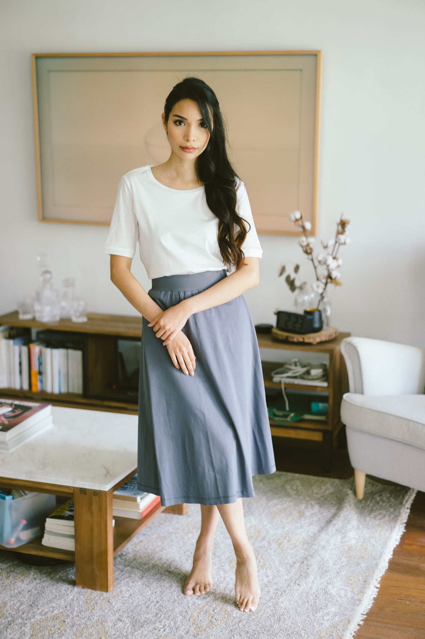 Gemma Knee Length Skirt
