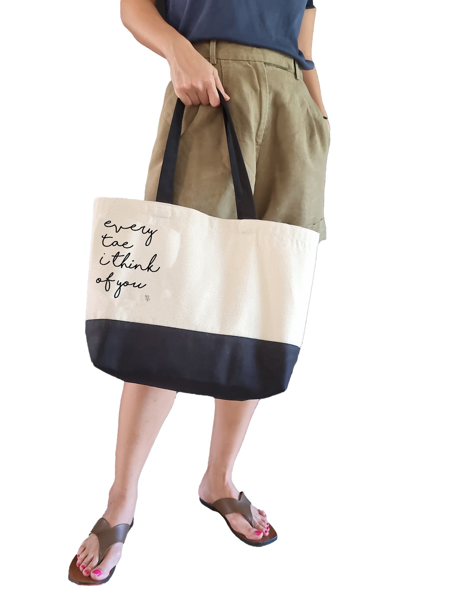 Maknae Tote Bag - Every Tae I think of you