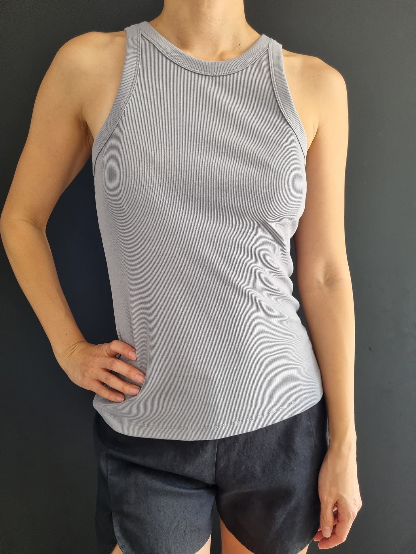 Violet Cotton Singlet (Bundle Savings Available)