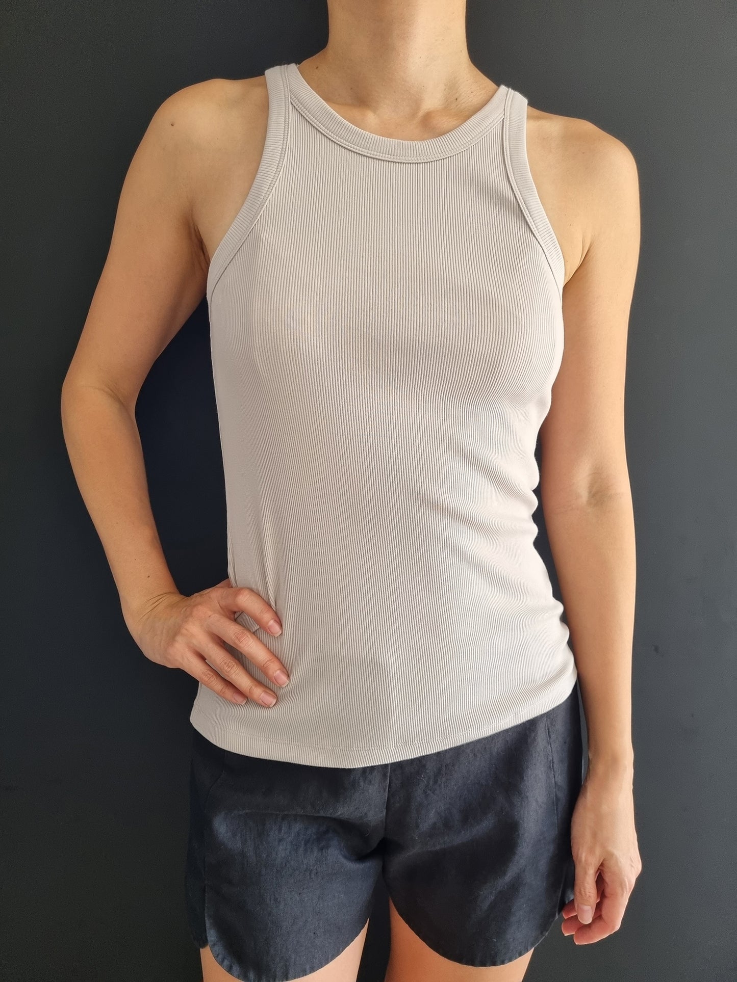 Violet Cotton Singlet (Bundle Savings Available)