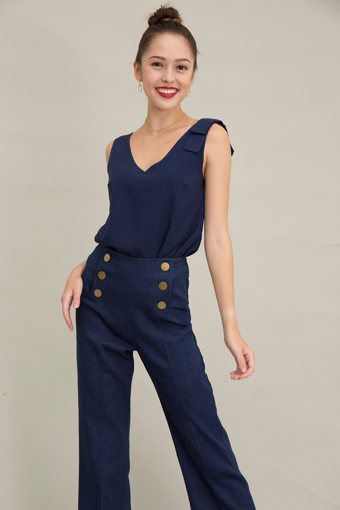 Dahlia Denim Pants