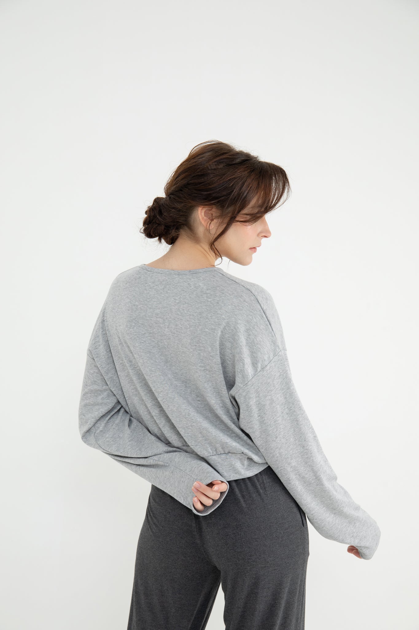 Selena Long Sleeve Lounge Sweatshirt