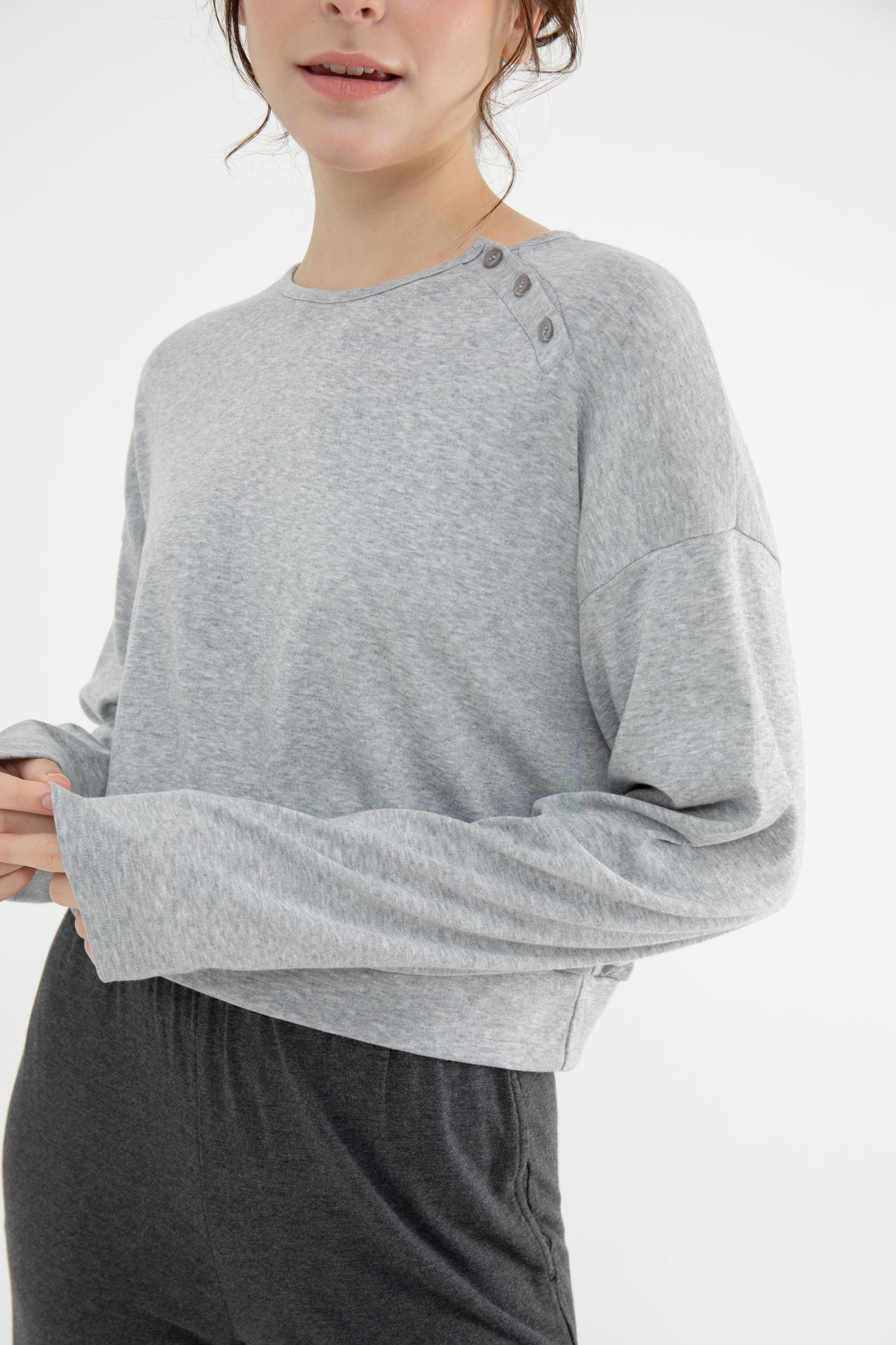 Selena Long Sleeve Lounge Sweatshirt