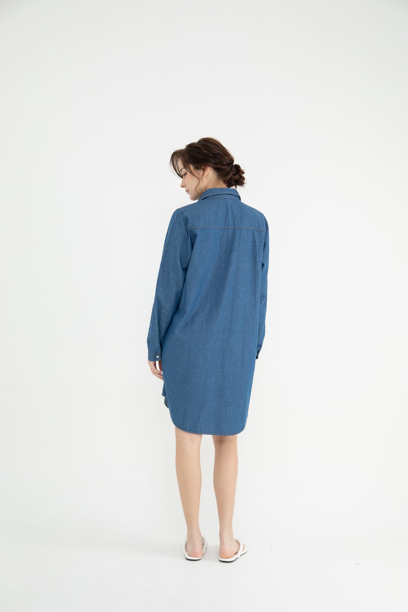 Stevie Denim Shirt Dress