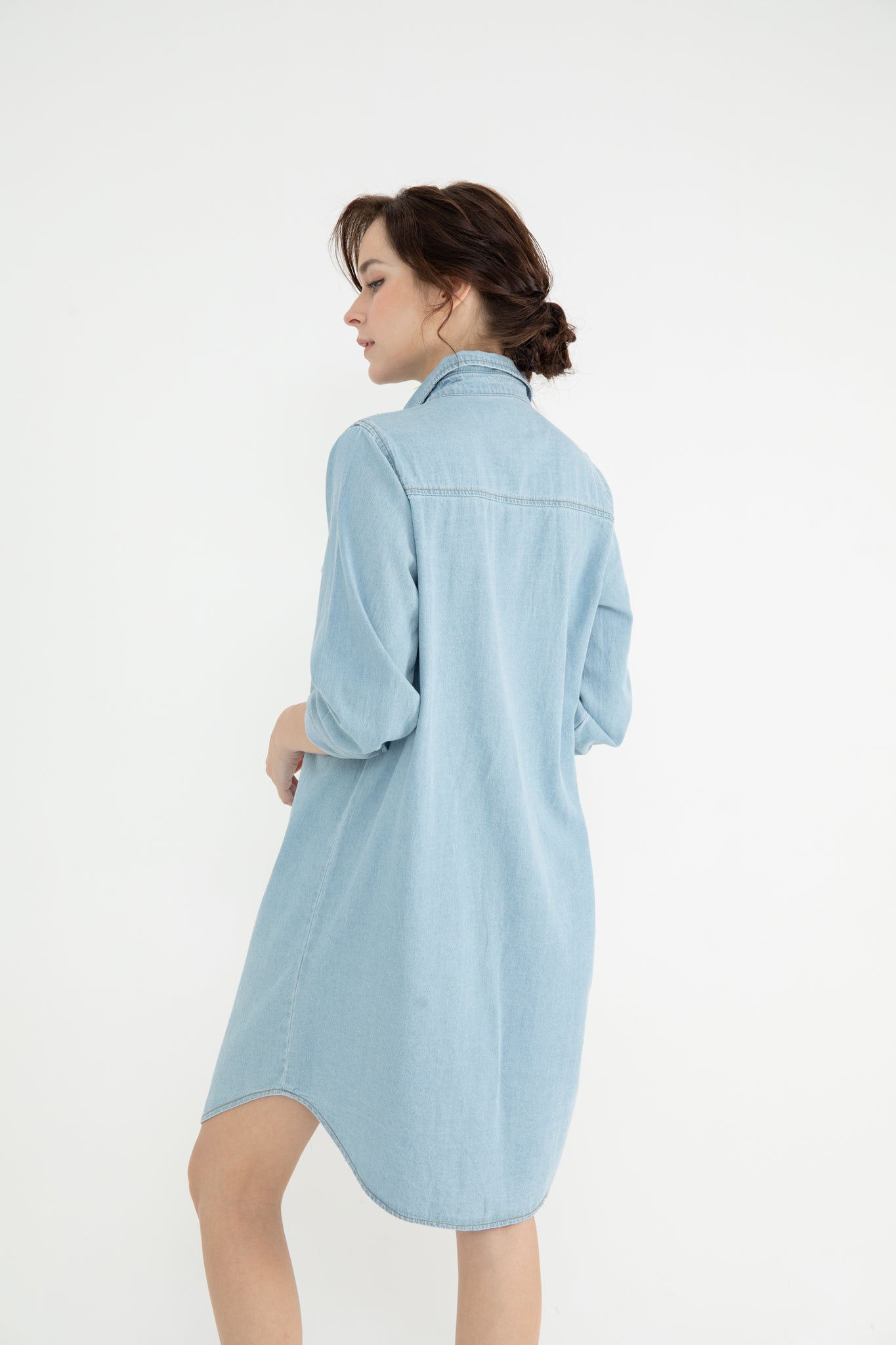 Stevie Denim Shirt Dress