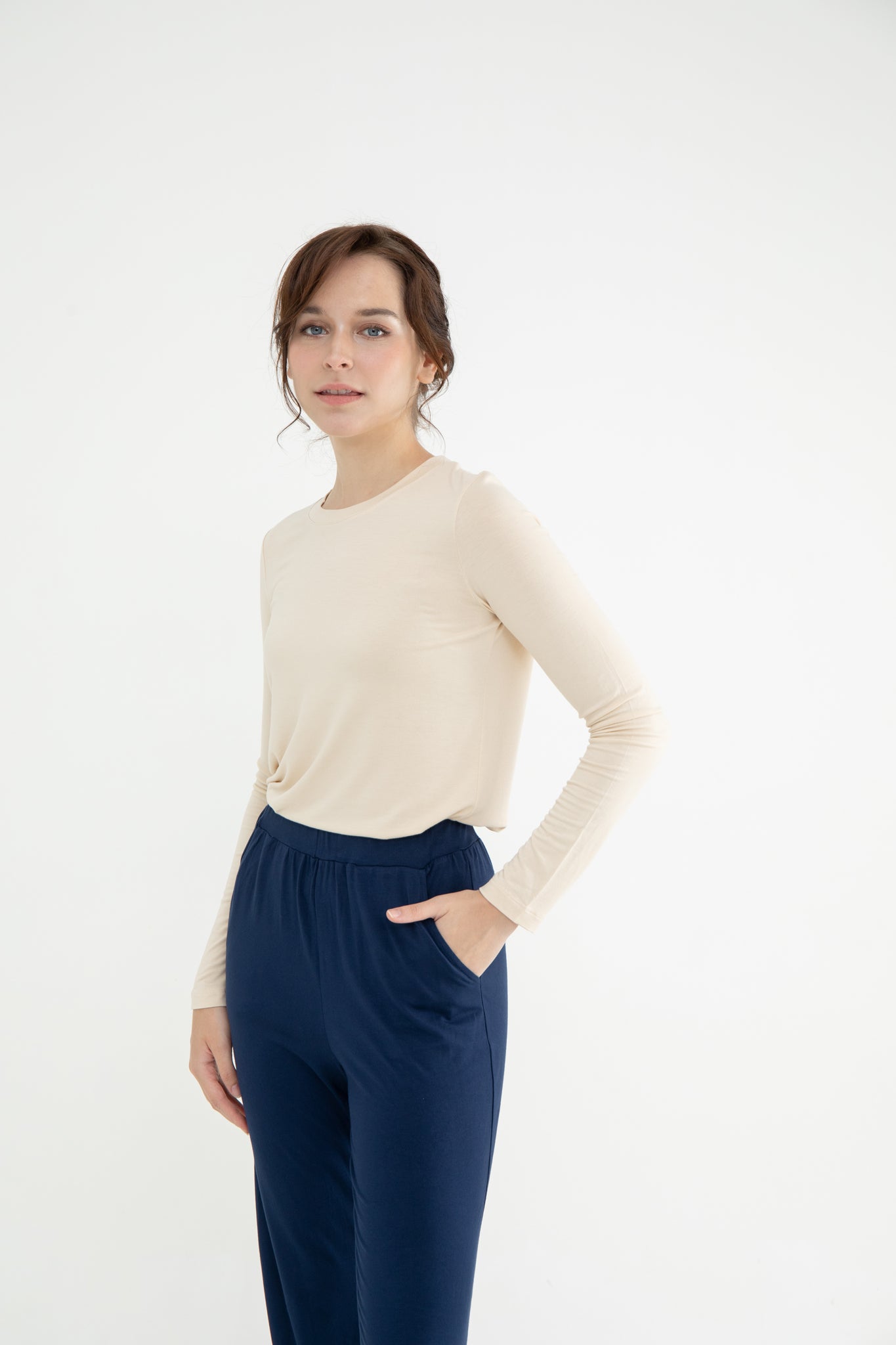Vera Long Sleeve Round Neck Tee (Bundle)