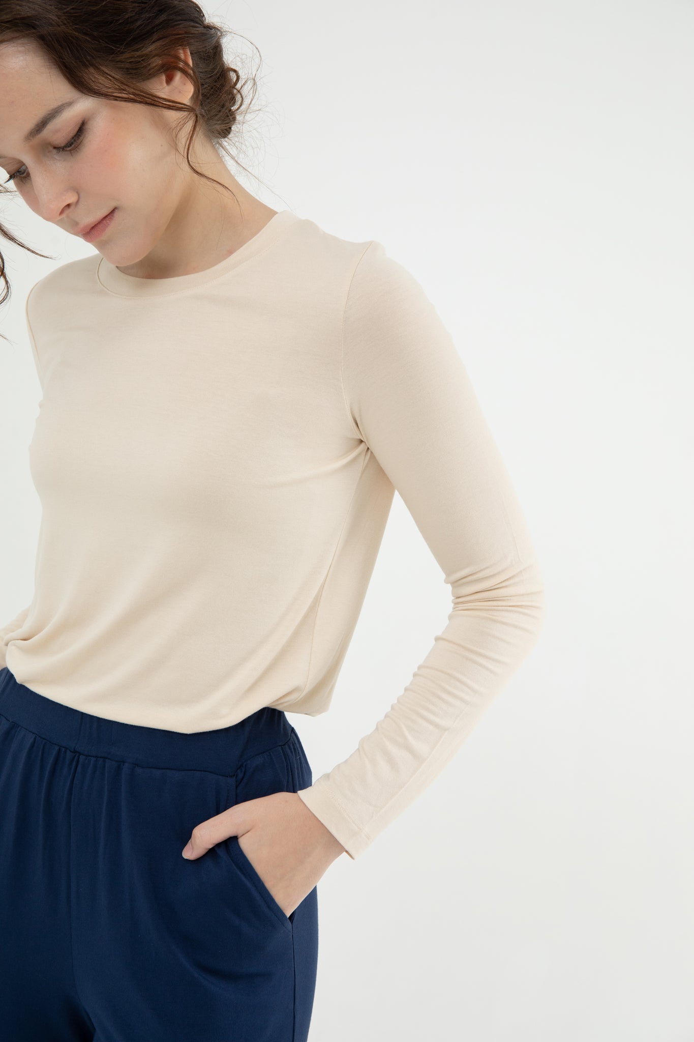 Vera Long Sleeve Round Neck Tee (Bundle)