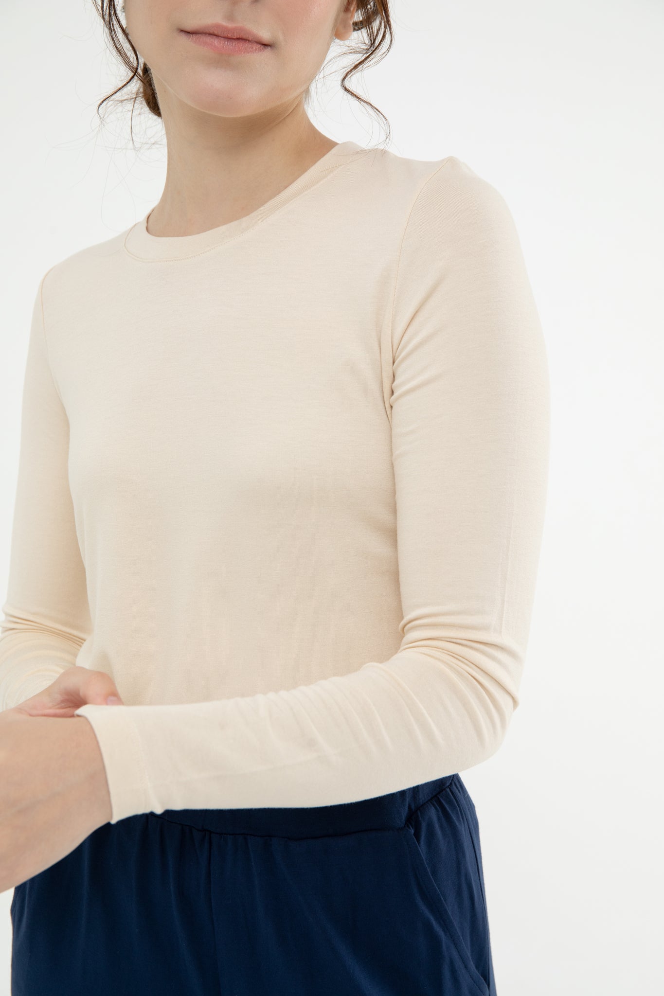 Vera Long Sleeve Round Neck Tee (Bundle)