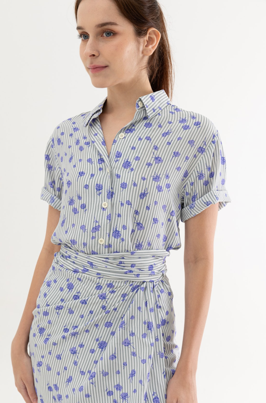 Troye Shirt & Shaun Skirt Twin Set