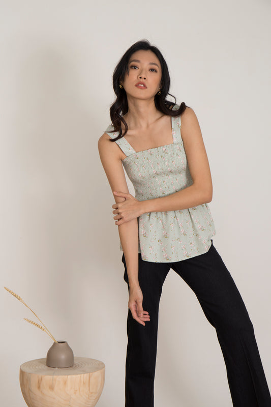 Cameron Smocked Top