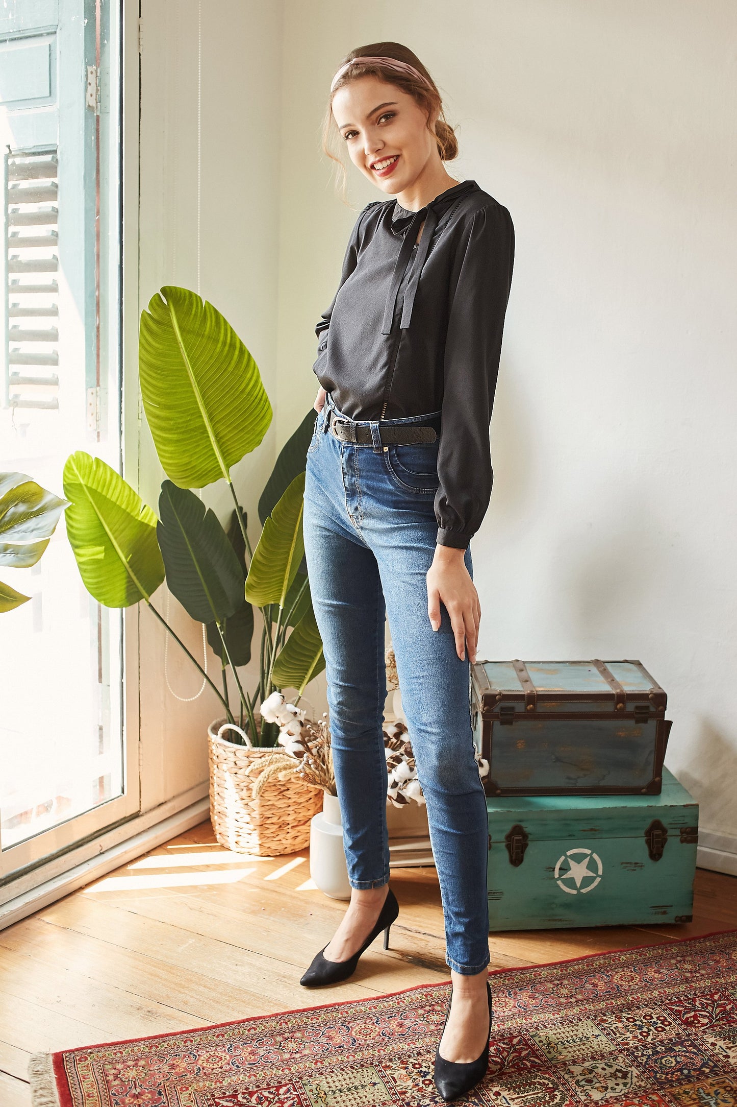 Camille Bow Blouse